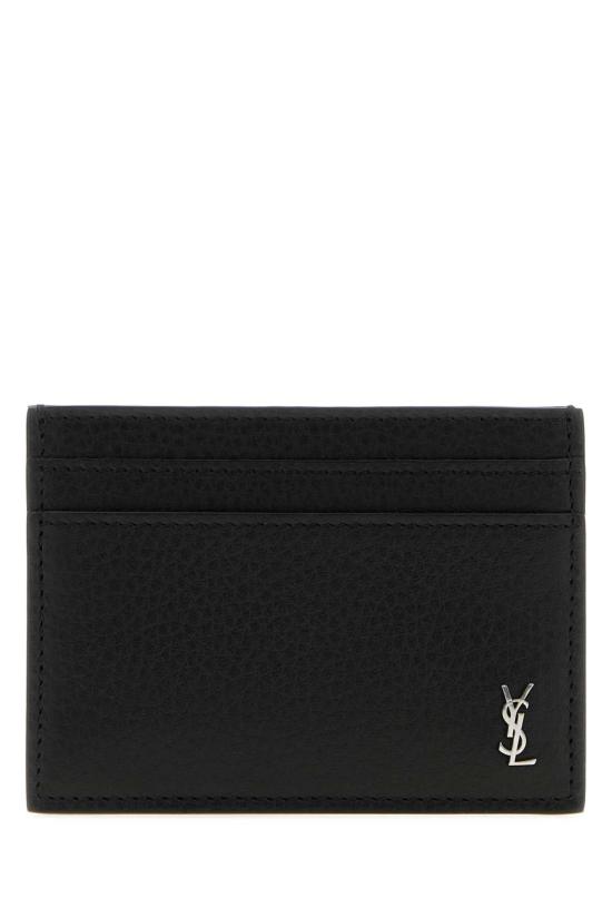 26SS 생로랑 타이니 카산드라 카드 케이스 그레인드 레더 847951AAELP 1000 BLACK