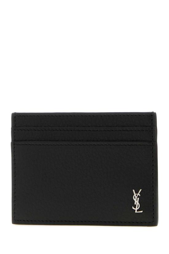 26SS 생로랑 타이니 카산드라 카드 케이스 그레인드 레더 847951AAELP 1000 BLACK - SAINT LAURENT