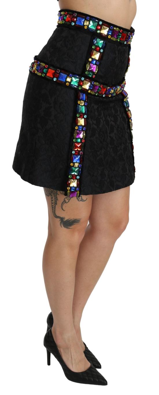  돌체앤가바나 미디 스커트 SKI1357 BLACK - DOLCE & GABBANA