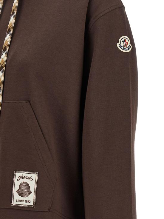 26FW 몽클레어 후드 티셔츠 MO338373BM BROWN - MONCLER