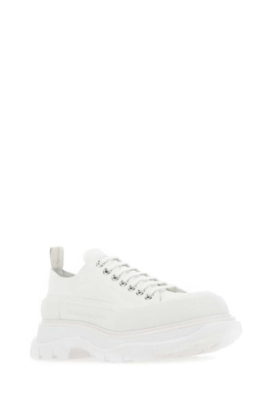  알렉산더 맥퀸 트레드 슬릭 레이스 업 705660W4MV2 9000 WHITE - ALEXANDER MCQUEEN