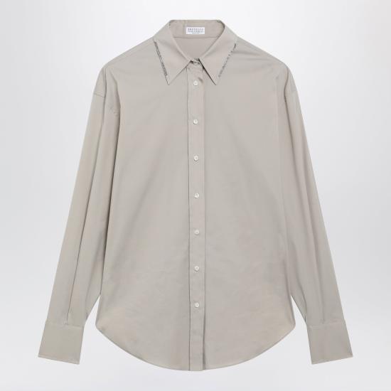 26FW 브루넬로 쿠치넬리 셔츠 M0091M1O06CO Grey