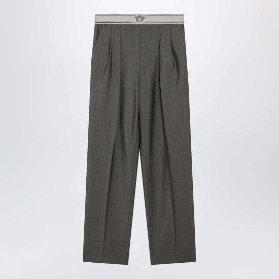 26FW 베르사체 스트레이트 팬츠 10258851A17669 Grey