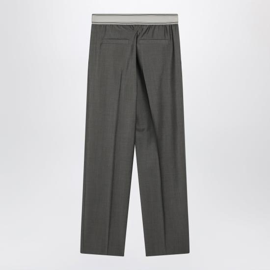 26FW 베르사체 스트레이트 팬츠 10258851A17669 Grey - VERSACE
