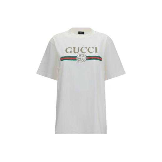 26FW 구찌 반팔 티셔츠 GU865015XJHUF9280BB WHITE