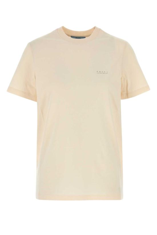 25FW 프라다 반팔 티셔츠 35838S16117KF F0354 BEIGE