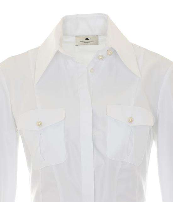 26FW 엘리자베타프랜치 셔츠 CA16967E2 100 WHITE - ELISABETTA FRANCHI