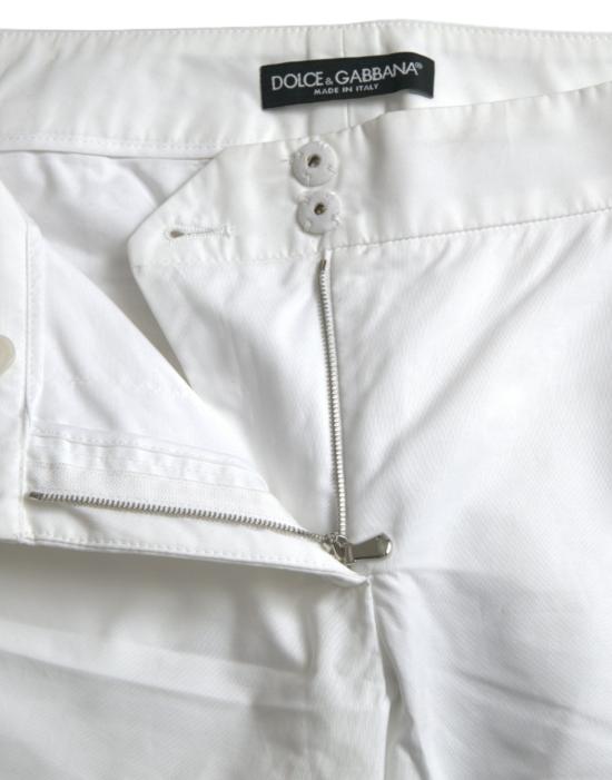  돌체앤가바나 스트레이트 팬츠 PAN75124 WHITE - DOLCE & GABBANA