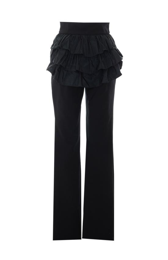 26FW 엘리자베타프랜치 스트레이트 팬츠 PA22167E2 110 Black - ELISABETTA FRANCHI