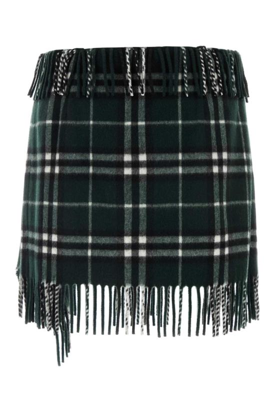  버버리 미디 스커트 8099714 C1221 GREEN - BURBERRY