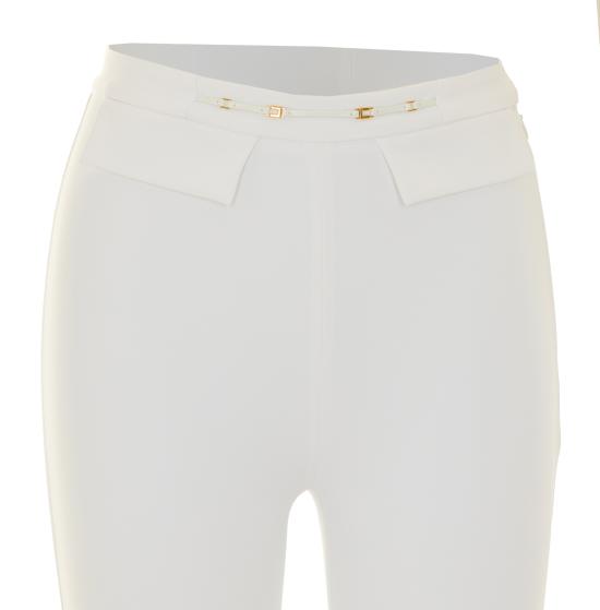 26FW 엘리자베타프랜치 스트레이트 팬츠 PA19566E2 360 White - ELISABETTA FRANCHI
