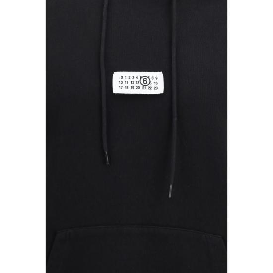 26FW MM6 메종마르지엘라 후드 티셔츠 MMSH0GU0048M25025900BB BLACK - MM6 MAISON MARGIELA