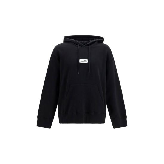 26FW MM6 메종마르지엘라 후드 티셔츠 MMSH0GU0048M25025900BB BLACK