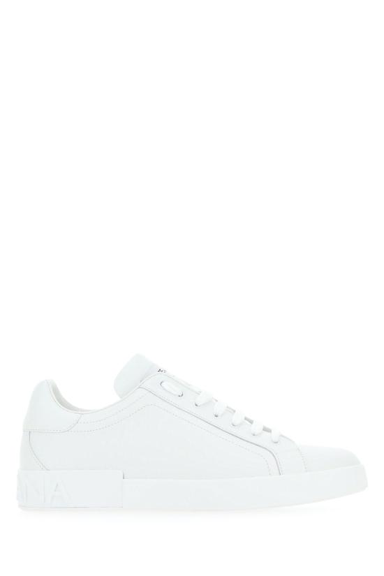  돌체앤가바나 카프스킨 포르토피노 스니커즈 CS1772A1065 80001 WHITE