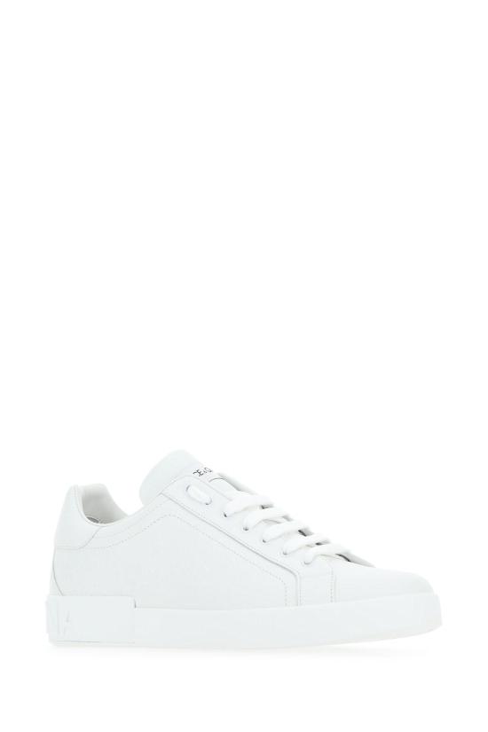  돌체앤가바나 카프스킨 포르토피노 스니커즈 CS1772A1065 80001 WHITE - DOLCE & GABBANA