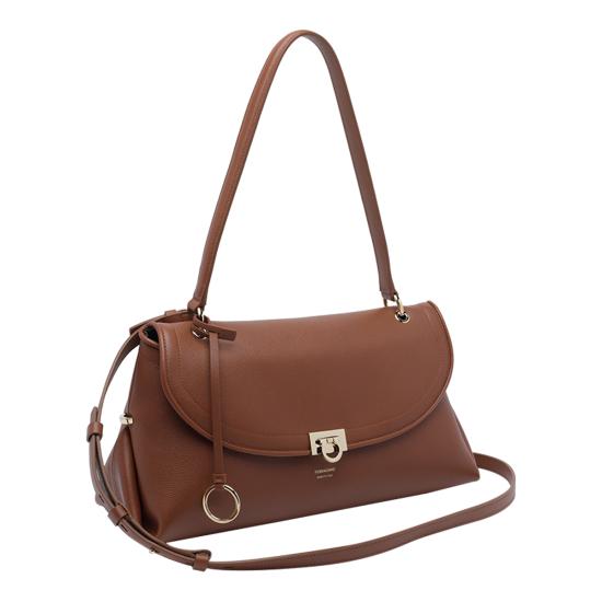 26FW 살바토레 페라가모 숄더백 796520 21A869COGNAC TESTA DI MORO BROWN - SALVATORE FERRAGAMO