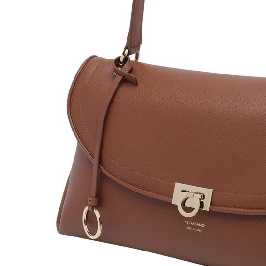 26FW 살바토레 페라가모 숄더백 796520 21A869COGNAC TESTA DI MORO BROWN - SALVATORE FERRAGAMO