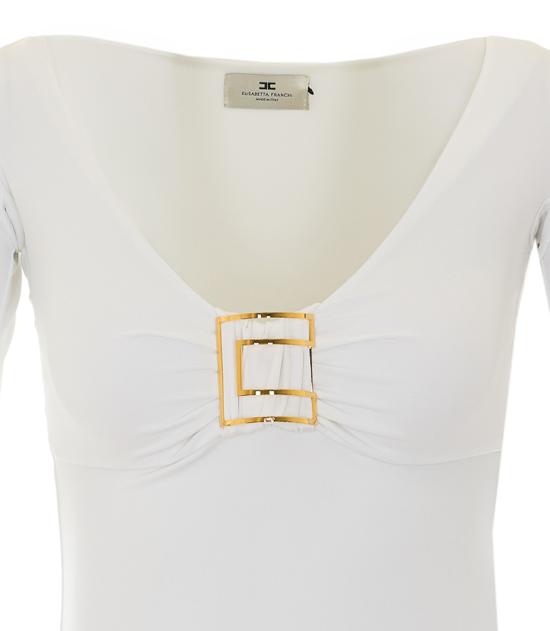 26FW 엘리자베타프랜치 스웨터 MD00567E2 360 WHITE - ELISABETTA FRANCHI