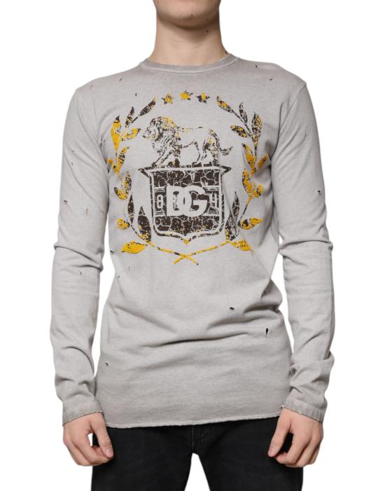  돌체앤가바나 긴팔 티셔츠 TSH87326 GRAY - DOLCE & GABBANA