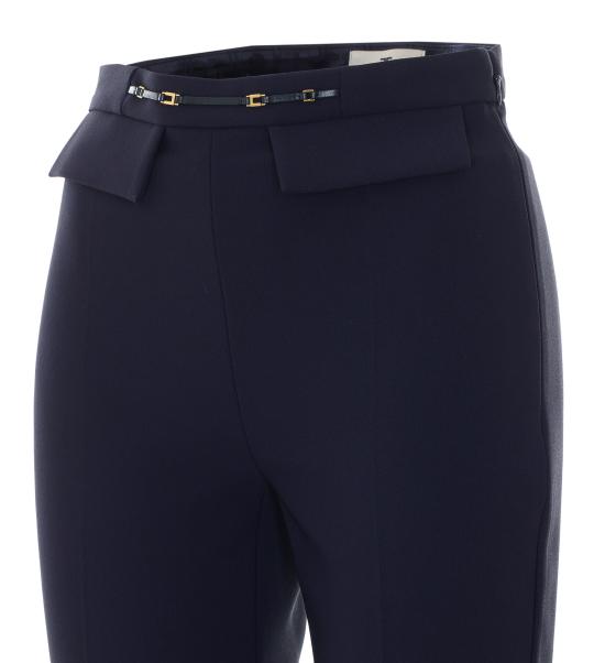 26FW 엘리자베타프랜치 스트레이트 팬츠 PA19566E2 H88 Blue - ELISABETTA FRANCHI