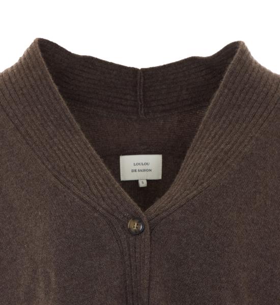 26FW 루루 드 세종 가디건 KAIA LDS COFFEE BROWN - LOULOU DE SAISON