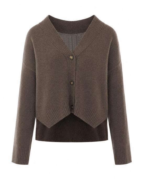 26FW 루루 드 세종 가디건 KAIA LDS COFFEE BROWN