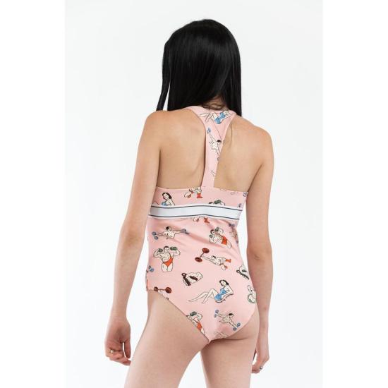  모스키노 원피스 수영복 MO222V6A11014613BX PINK - MOSCHINO