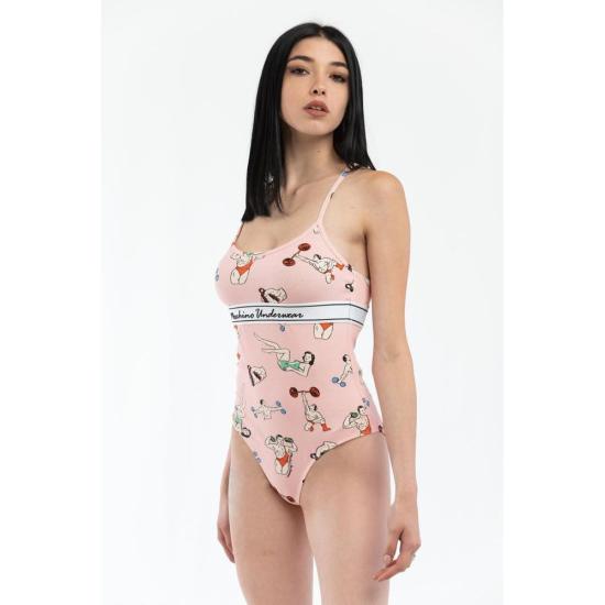  모스키노 원피스 수영복 MO222V6A11014613BX PINK