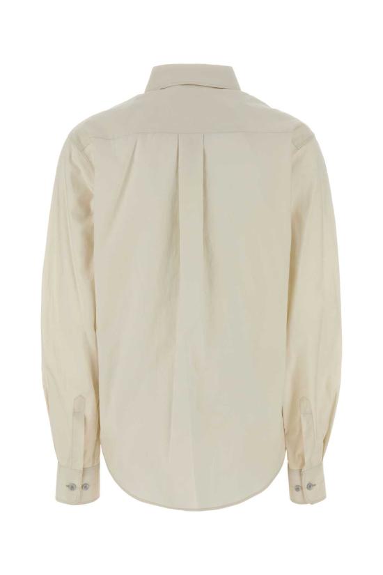 26SS 르메르 포인티드 칼라 셔츠 워시드 코튼 실크 SH1182LF1500 WH048 BEIGE - LEMAIRE