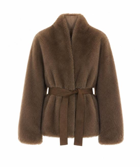 26FW 발렌티니 1972 무스탕 4133 TAUPE Brown