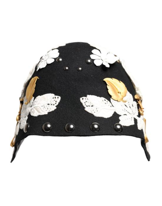  돌체앤가바나 이어플랩 캡 HAT9649 BLACK - DOLCE & GABBANA