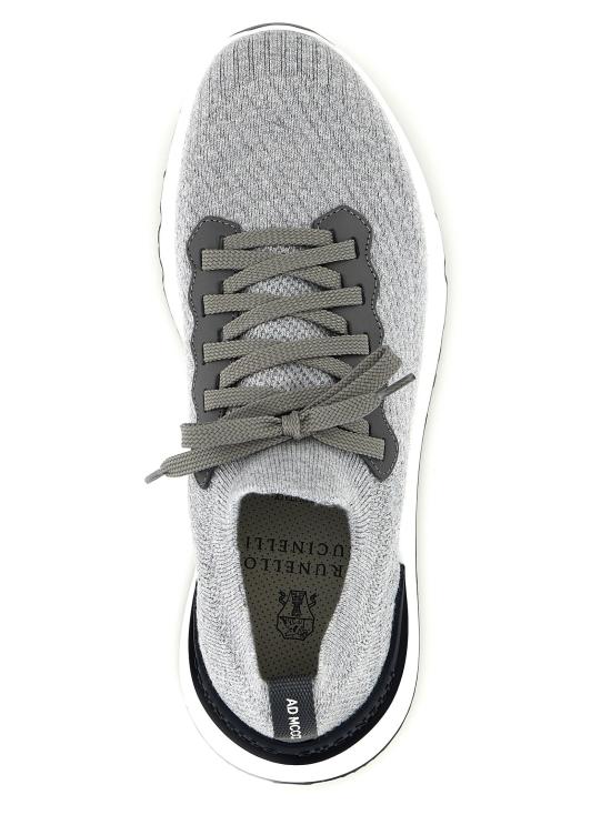  브루넬로 쿠치넬리 스니커즈 BR290424BM GRAY - BRUNELLO CUCINELLI