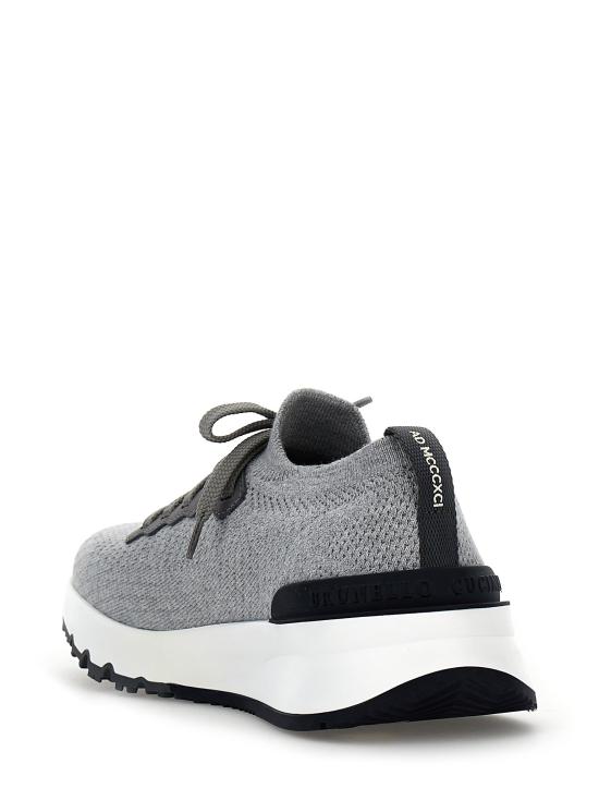  브루넬로 쿠치넬리 스니커즈 BR290424BM GRAY - BRUNELLO CUCINELLI