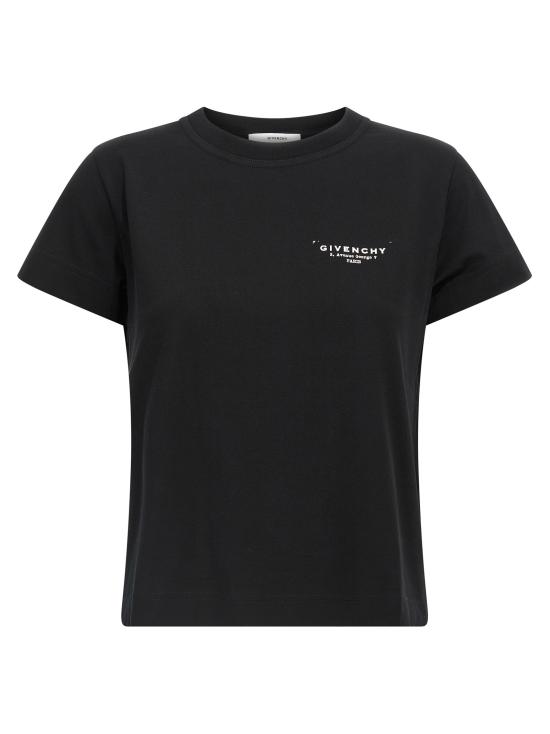 25FW 지방시 반팔 티셔츠 GI317406BM BLACK