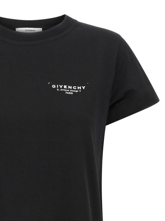 25FW 지방시 반팔 티셔츠 GI317406BM BLACK - GIVENCHY