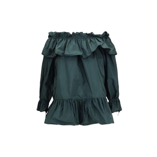 26SS 생로랑 블라우스 SA871287Y1I023004BB GREEN