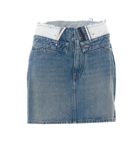 26FW MM6 메종마르지엘라 데님 스커트 S52MC0028 M30058965 Blue