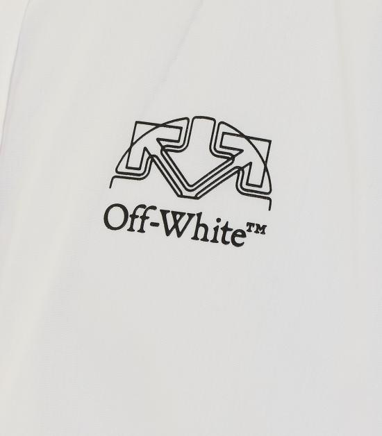26FW 오프화이트 반팔 셔츠 OMGG01PF26FAB002 100 White - OFF WHITE