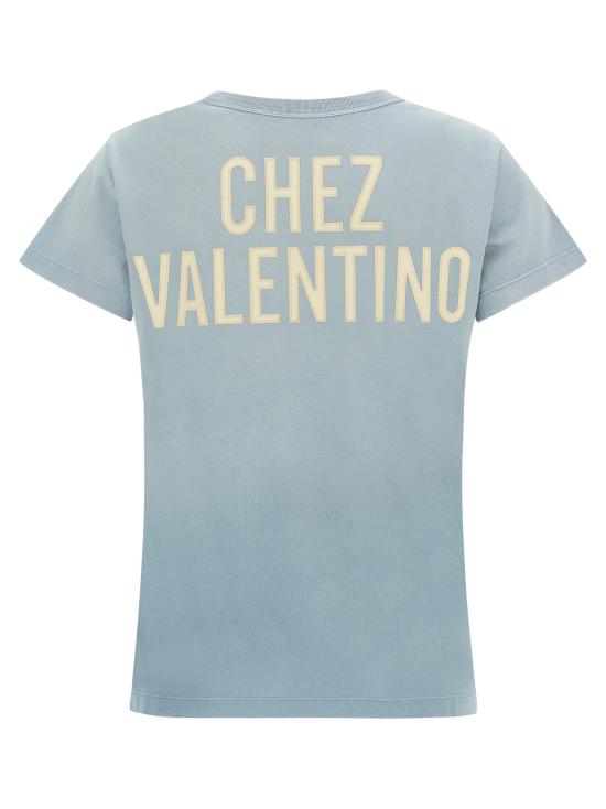26SS 발렌티노 가라바니 반팔 티셔츠 VA330455BM BLUE - VALENTINO GARAVANI