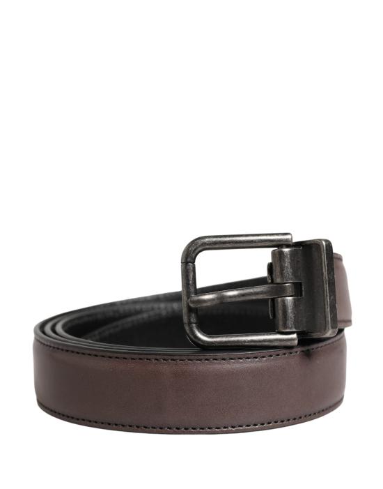  돌체앤가바나 가죽 벨트 BEL9173 BROWN