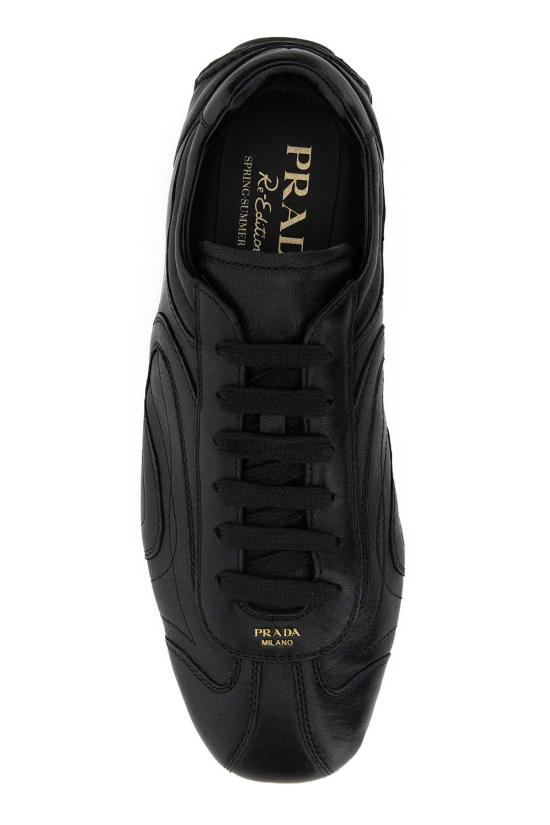  프라다 몬테카를로 리에디션 2005 스웨이드 스니커즈 4E1165FG001EFX F0002 BLACK - PRADA