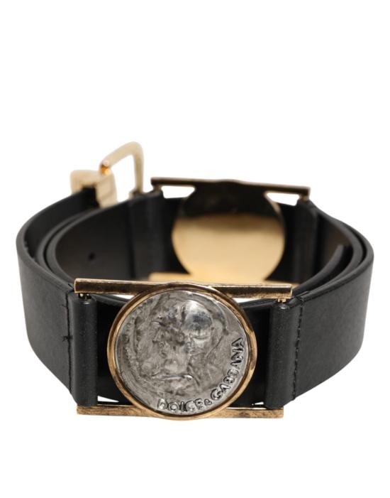 돌체앤가바나 가죽 벨트 BEL9533 BLACK - DOLCE & GABBANA