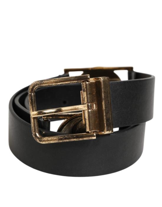  돌체앤가바나 가죽 벨트 BEL9533 BLACK - DOLCE & GABBANA