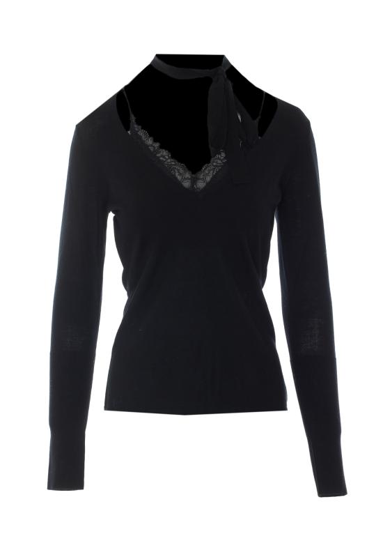 26FW 핑코 스웨터 107775 A3O1Z99 Black