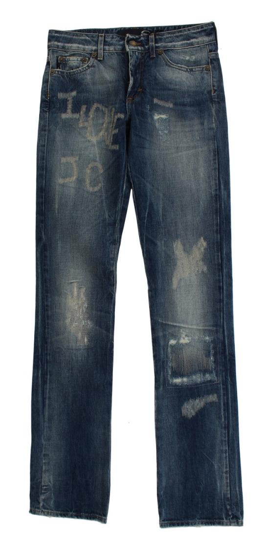  로베르토 카발리 데님 팬츠 SIG18217 BLUE