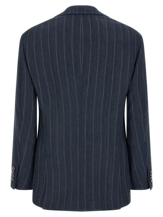 26SS 브루넬로 쿠치넬리 수트 자켓 BR335188BM BLUE - BRUNELLO CUCINELLI