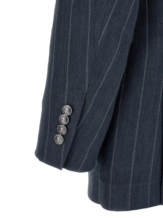 26SS 브루넬로 쿠치넬리 수트 자켓 BR335188BM BLUE - BRUNELLO CUCINELLI