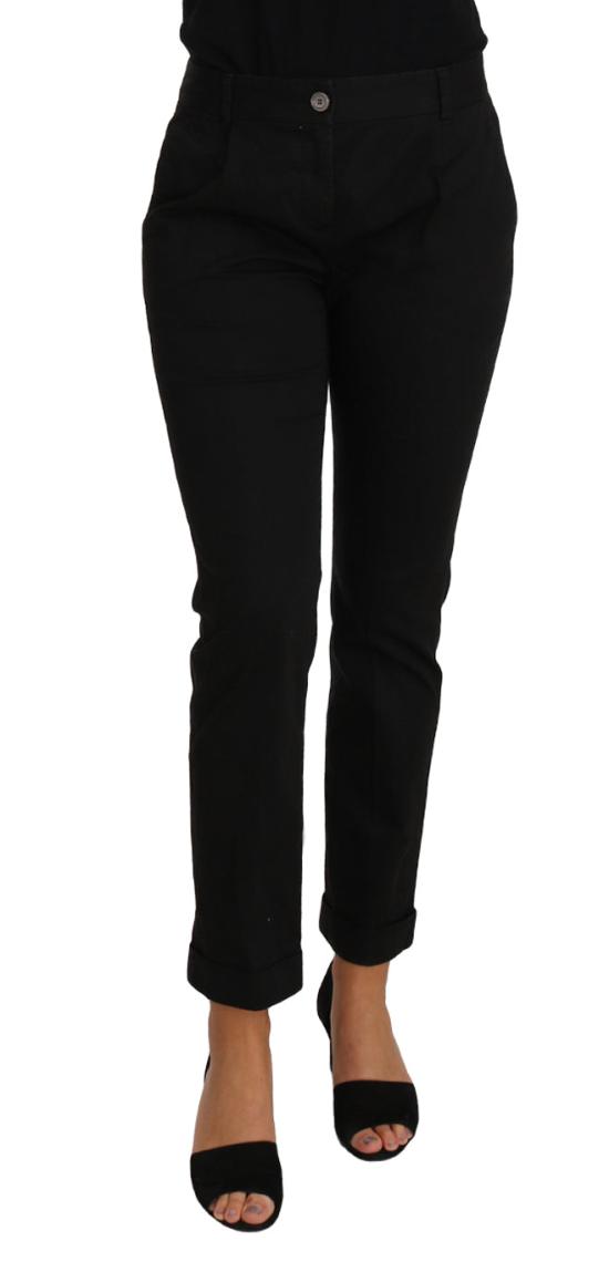  돌체앤가바나 스트레이트 팬츠 PAN61088 BLACK - DOLCE & GABBANA
