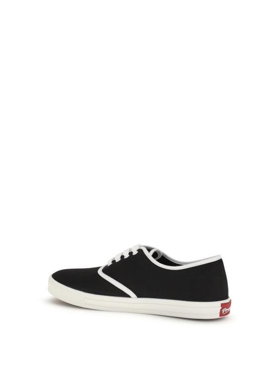  프라다 드릴 패브릭 스니커즈 2EE467FG0003LKE F0632 BLACK - PRADA