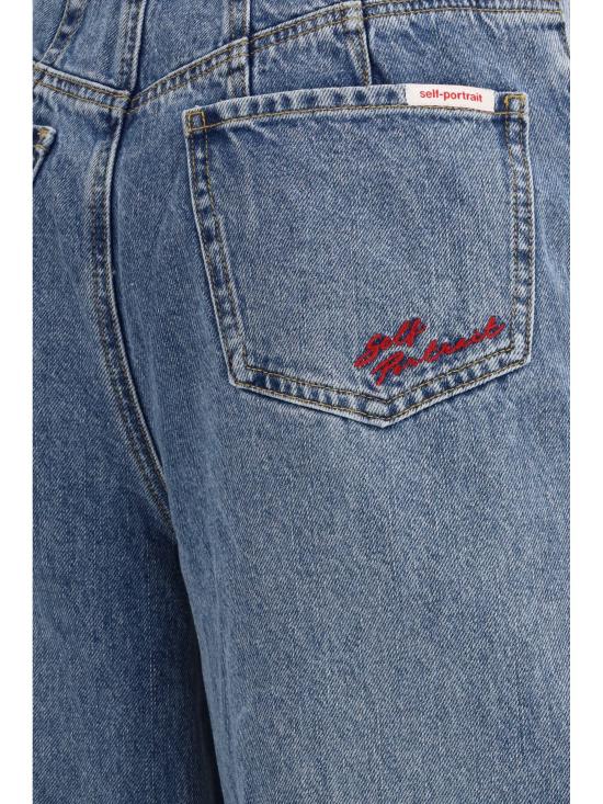 26SS 셀프 포트레이트 데님 팬츠 RS26813PBL BLUE - SELF PORTRAIT